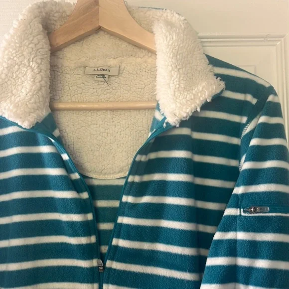 L.L. bean fleece zipped jacket - Picture 1 of 7